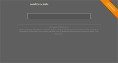 Desktop Screenshot of mislibros.info